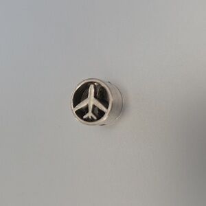 AIRPLANE   SPACER Charm Fits pandora  Systems